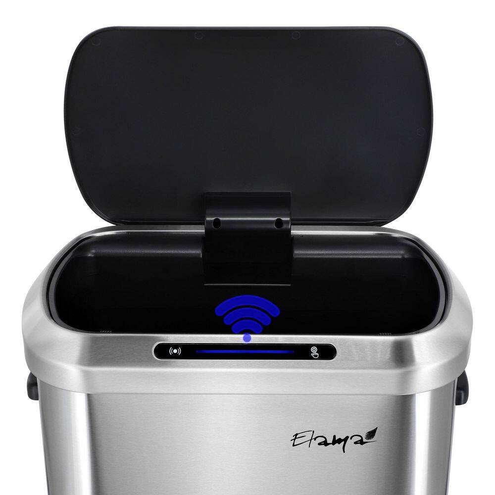 13 Gal. Automatic Sensor Hands Free Trash Can