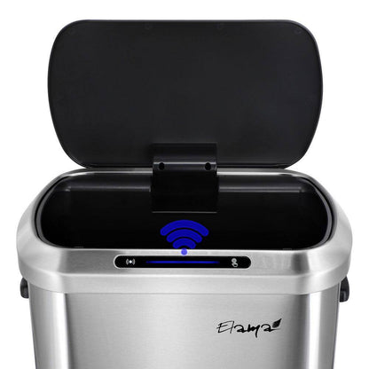 13 Gal. Automatic Sensor Hands Free Trash Can