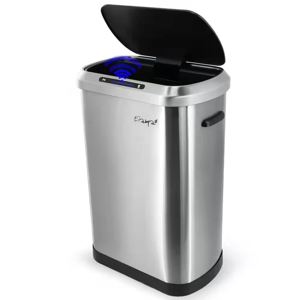 13 Gal. Automatic Sensor Hands Free Trash Can