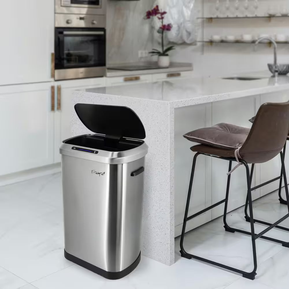 13 Gal. Automatic Sensor Hands Free Trash Can