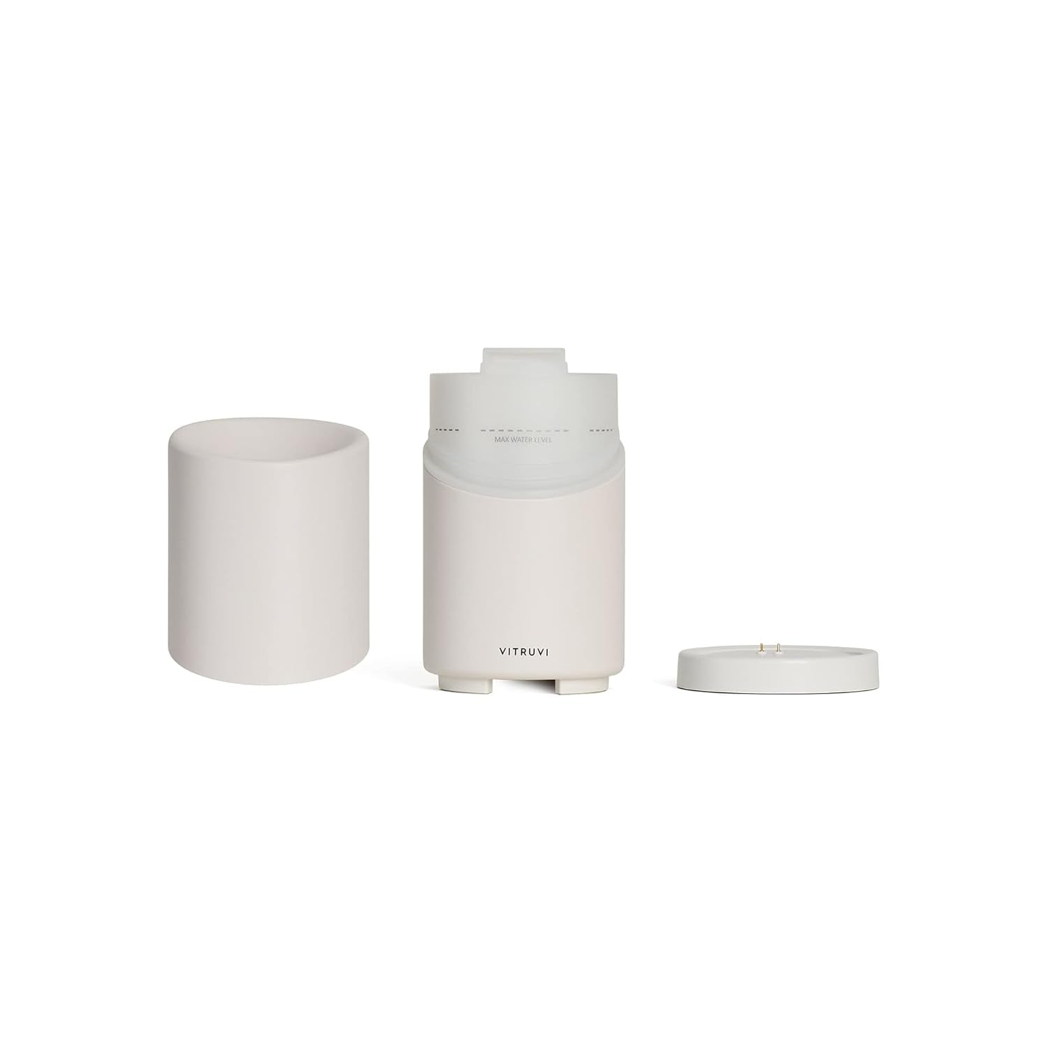Move Cordless Ultrasonic Essential Oil Diffuser | Wireless Diffuser for Home Aromatherapy | 4 & 8-Hour Run Times - White